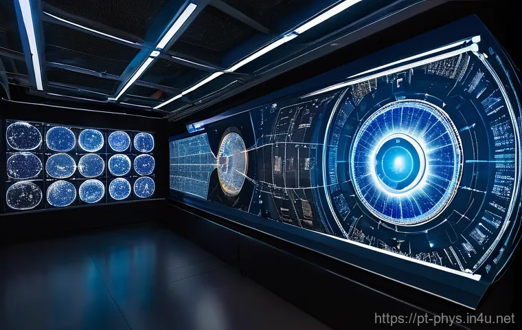 표준 모형과 입자 물리학 - The Higgs Field: A Cosmic Viscosity**

A conceptual and abstract image illustrating the Higgs field ...